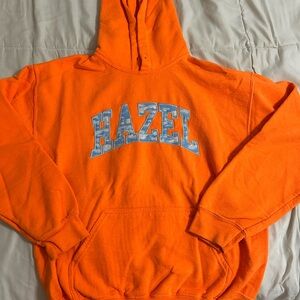 Hazel Vibrant Orange Hoodie